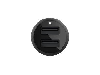 Belkin Cargador para Automóvil Doble USB-A de 24 W Boost↑Charge™ + Cable USB-A a Lightning