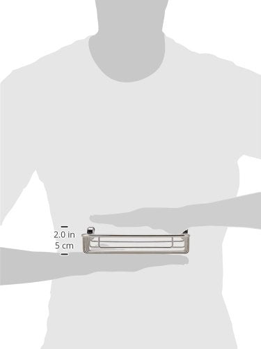 URREA 9610 Repisa Porta-jabón Rectangular para Regadera Inox