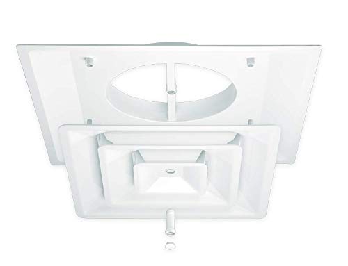 Difusor de suministro de goteo de plástico QuickConnect HT-2X2-SPL6, 2 pies x 2 pies