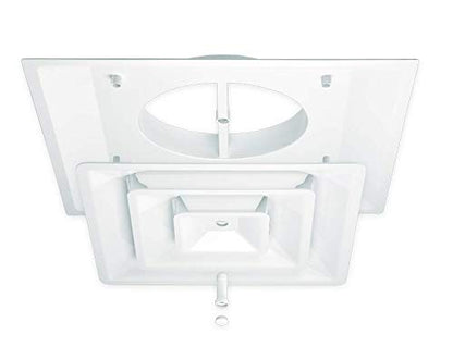 Difusor de suministro de goteo de plástico QuickConnect HT-2X2-SPL6, 2 pies x 2 pies