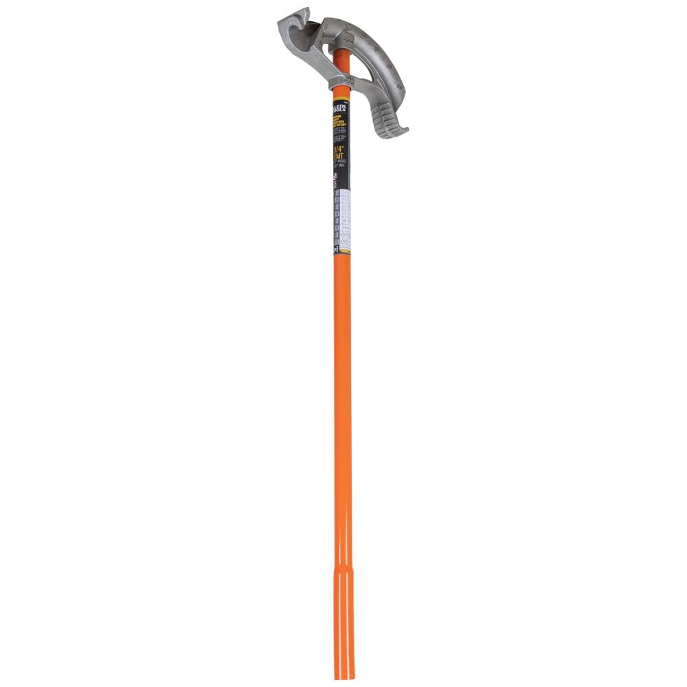 KLEIN TOOLS 51607 | Doblador De Conduit 3/4" EMT | Cabeza De Aluminio | Logra dobleces precisos y repetibles con Angle Setter; su pedal ancho brinda estabilidad y facilita el trabajo en conduit.