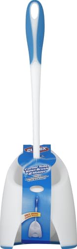 Clorox - Escobilla y émbolos para Inodoro, Blanco, Toilet Brush with Base, 1