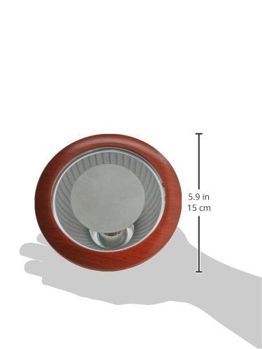 Estevez 19581-3 Empotrados Verticales para Bote Integral con Cristal. Praktik-1 Downlight Vertical 5-Pg 1Xe26 para Bote 12cm con Cristal, Roble
