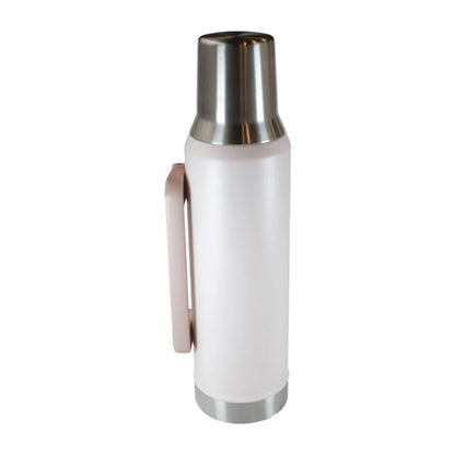 Stanley Classic Mate Termo 1.2 L | Acero Inoxidable Rosa, tapa multiusos, asas plegables, capacidad 1.2 Lt, garantía de por vida