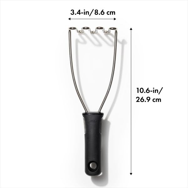 OXO NEW OXO Good Grips - Triturador de patatas de acero inoxidable