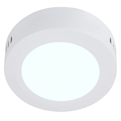 Lámpara LED, Lámpara LED para Sobreponer, Color Blanco, 12 W, Luz De Día 6 500 k, Tecnolite, Downlight LED + Lámpara LED Interior, 6 W, Luz de Día 6 500 k, 100-240 V, 350 lm, Color Blanco