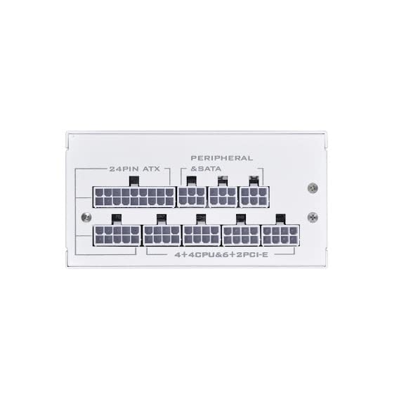 Lian LI SP 850 80+ Gold, Color Blanco, Rendimiento SFX, Fuente de alimentación de Factor de Forma - SP850 Blanco