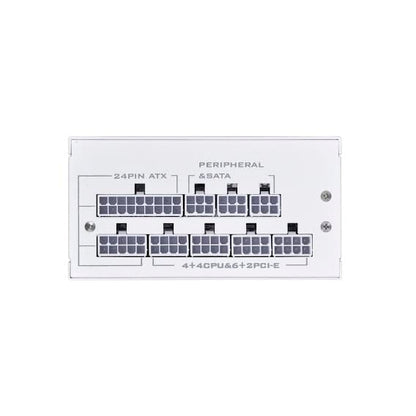 Lian LI SP 850 80+ Gold, Color Blanco, Rendimiento SFX, Fuente de alimentación de Factor de Forma - SP850 Blanco