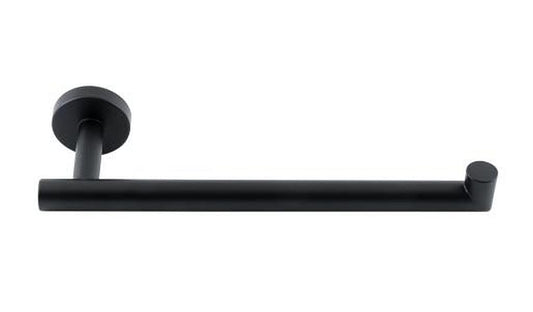 DICA, Toallero de Argolla, Acabado Negro Mate, Acero Inoxidable, para Colocación de Toalla de Mano, Barra 279mm, 1103.2