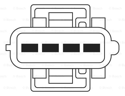 Bosch 0258006027 Sensor de Oxigeno para Automoviles, Color Negro/Cobre, Estandar, Paquete de 1