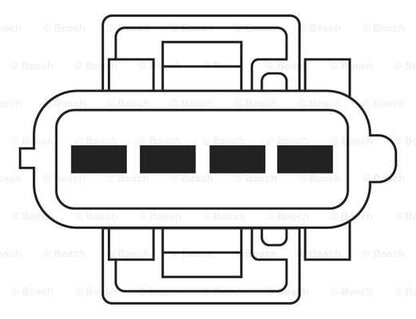 Bosch 0258006027 Sensor de Oxigeno para Automoviles, Color Negro/Cobre, Estandar, Paquete de 1