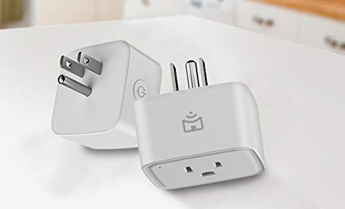 Kit Casa Eficiente Inteligente Inalambrica Con Focos y Enchufes Wifi Compatible con Alexa y Google Assistant, Blanco