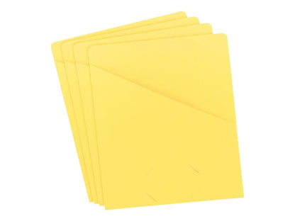 Smead Slash - Fólder, carta, 11 puntos, 25 unidades, amarillo.
