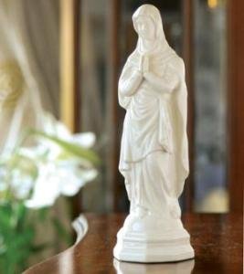 Belleek 0480 Figura de Virgen María