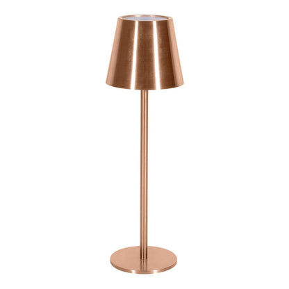 Tecnolite Lámpara de Mesa LED Portátil Recargable, Luz Ajustable Táctil - 38 centímetros - Bronce antiguo