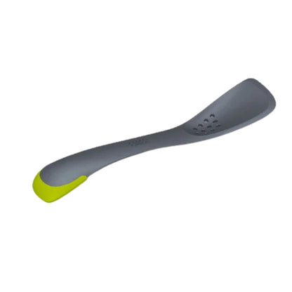 Joseph Joseph - Utensilio de cocina de silicona 5 en 1, cuchara ranurada, volteador, herramienta de corte, cuchara sólida y espátula en un solo color gris