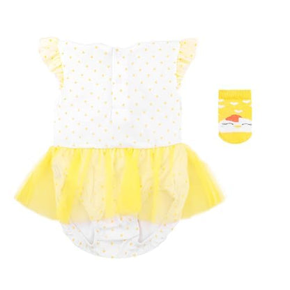 Baby Creysi Body Pollito para Bebé Niña Algodón Hipoalergénico