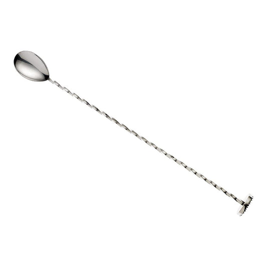 Barfly M37010 - Cuchara de acero inoxidable estándar (33.5 cm), Acero inoxidable, Muddler 11 13/16" (30.0 Cm), 1