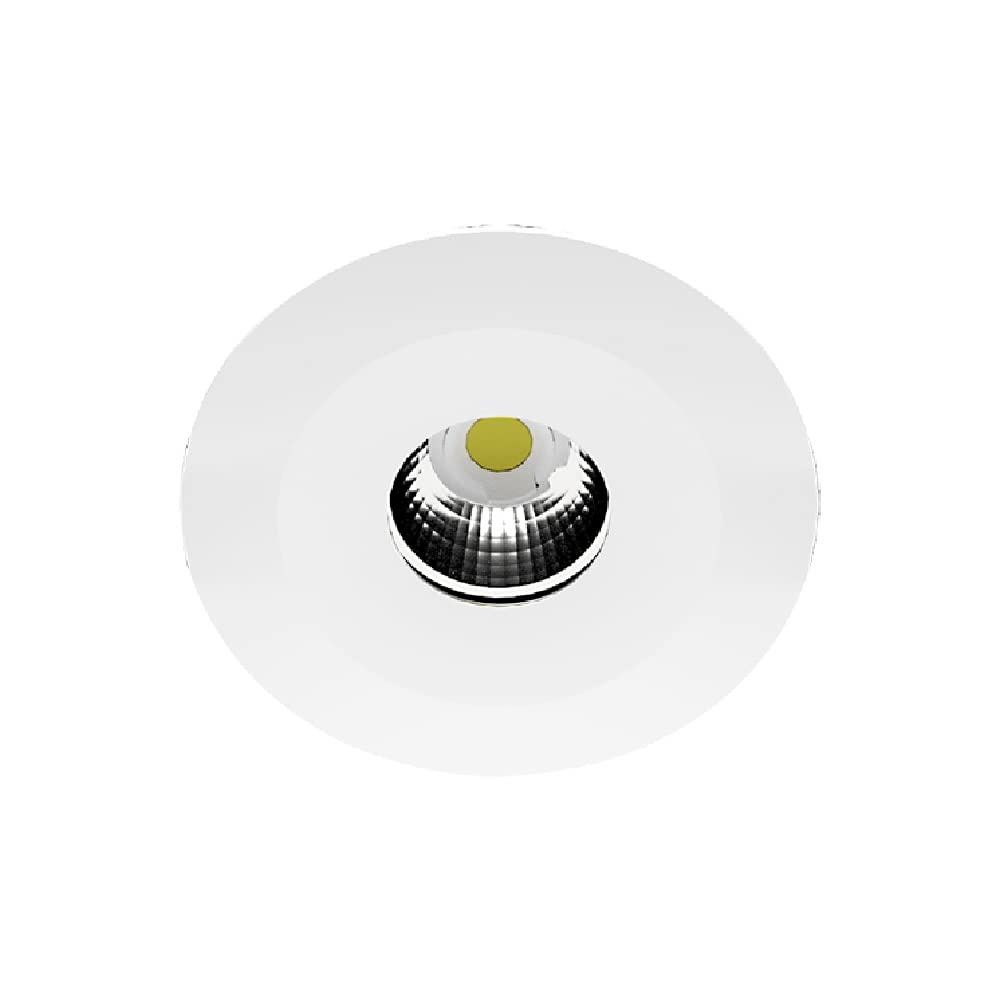 Tecnolite Lámpara Downlight LED Empotrable 9 W, Luz Suave Cálida, A Prueba de Vapor, LED integrado
