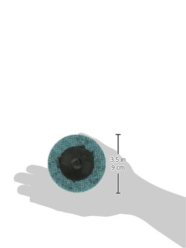 3M 7515 Scotch-Brite Roloc Disco acondicionador de superficie, azul, 2 pulgadas, muy fino