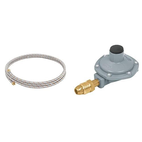 Pretul Manguera para Gas de Aluminio 3/8" con Regulador o Llave - 400 cm - Manguera gas + Regulador RG-100
