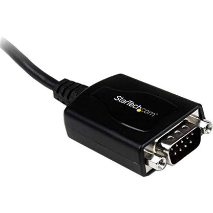 StarTech ICUSB232PRO Cable USB a Puerto Serie Serial RS232 con Retención del Puerto de Asignación COM, 1x DB9 Macho, 1x USB A Macho, 0.3m