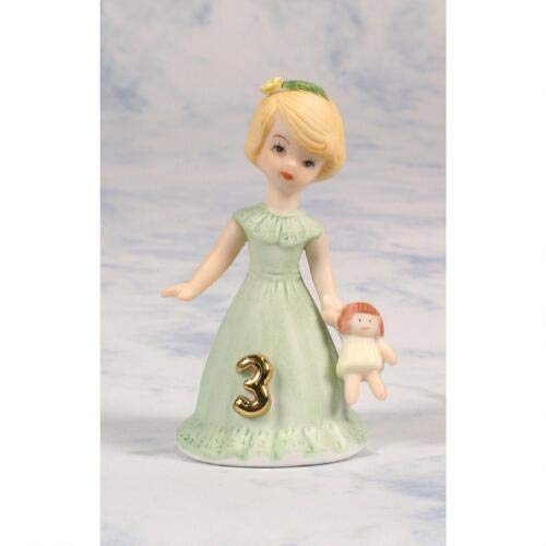 Enesco E2303 Growing up Girls from Blonde Age 3 Figurine 3.25 IN