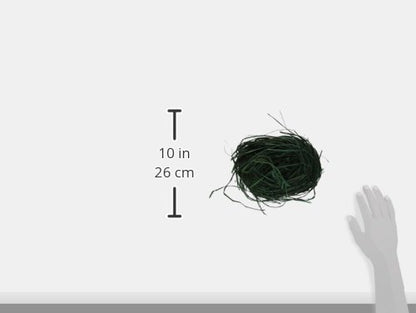 Joseph M. Stern Dyed Raffia, 2-Ounce, Hunter Green