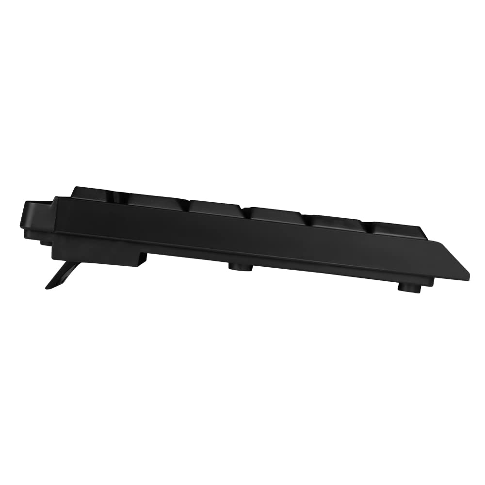 Teclado Alambrico USB Inspire TA210 / Diseño Clásico 105 Teclas + Conexión USB A de 1.5m Negro Essential Series