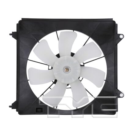 TYC Conjunto de Ventilador de Enfriamiento para Honda Accord 2013-2017, Negro, 611420
