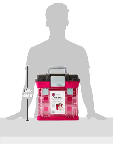 Creative Options Grab 'n' Go Sistema de Rack, pequeño, Magenta, Mediano, 1