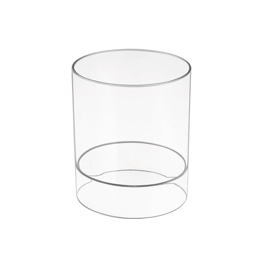 InterDesign Clarity Caja organizadora para Guardar Productos para el Cabello, contenedor plástico con Dos divisiones, Transparente