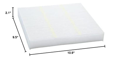 Ecogard XC36080 - Filtro de aire de cabina premium, para automóvil