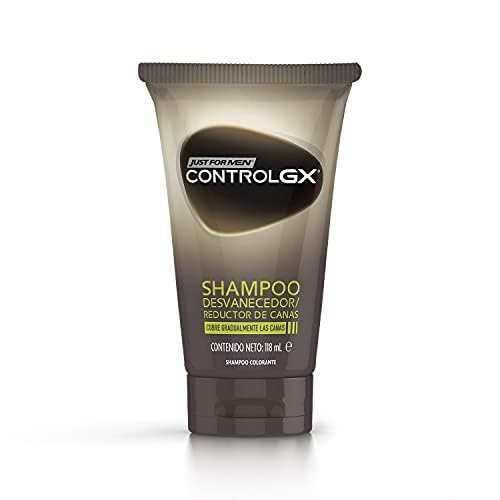 Just for Men Control Gx Shampoo Desvanecedor Progresivo De Canas, Paquete de 3, 118ml