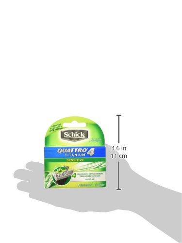 Schick Quattro Cartuchos para Rastrillos de Hombre 4 pzs