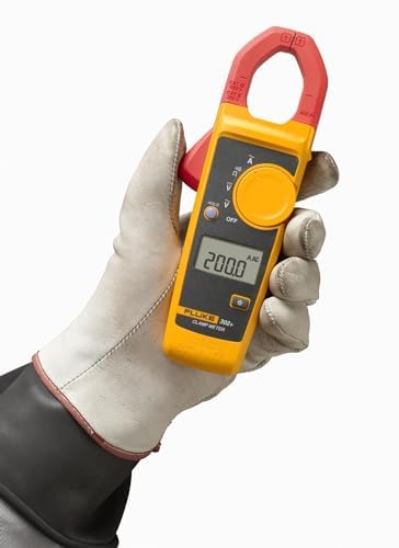 Fluke Multimetro de Gancho Pinza Amperimétrica 302+ Profesional 400 A CA Compacta Precisa Segura (Valor Medio)