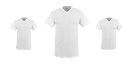 Hanes Playera Cuello V, Paquete de 3 piezas
