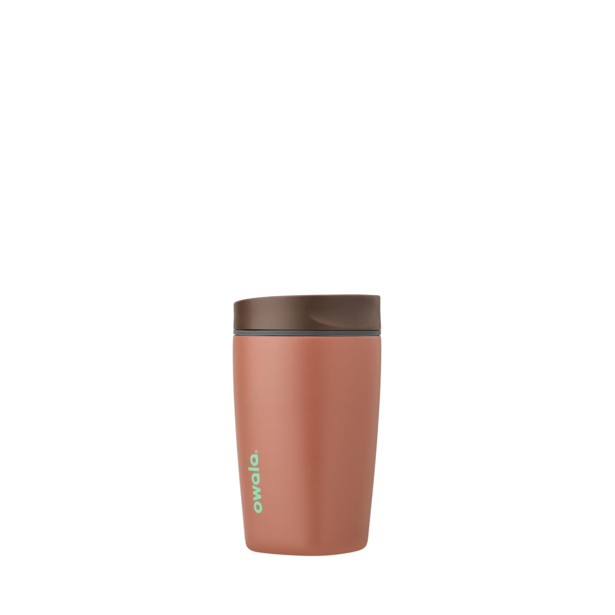 Owala SmoothSip Termo de Acero Inoxidable con Boquilla Deslizante, 12-20 oz - 12 fl oz - Cacao acogedor