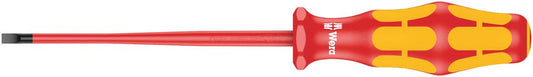 Wera 05006440001 Destornillador para tornillos ranurados "160iS VDE" aislado 0,6 x 3,5 x 100 mm, plateado