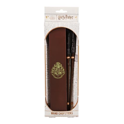 Palillos Mágicos Harry Potter - Set de Palillos Oficiales con Estuche, Regalo para Fans