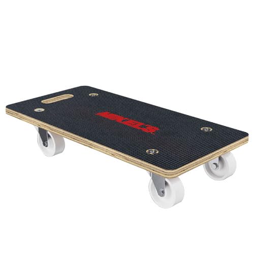 Mikel´S DRM-200 Dolly Rectangular con Plataforma de Madera (200 kgs)