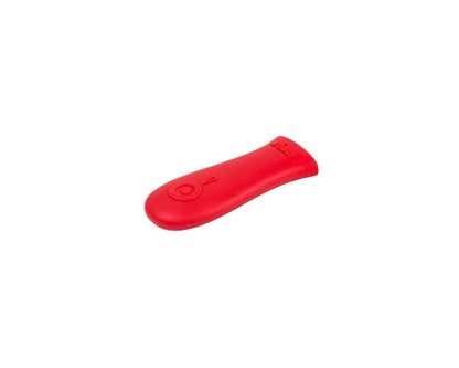Lodge L9OG3ASHH41B Cast Iron Griddle and Hot Handle Holder, 10.5", Black/Red