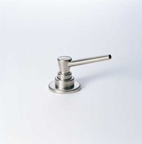 Delta Faucet - Dispensador de jabón y loción de níquel cepillado, dispensador de jabón para encimera, dispensador de jabón para montaje en cubierta de llenado superior, acero inoxidable RP1001SS