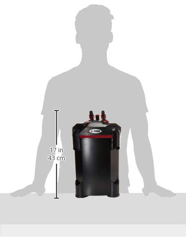 Lomas Filtro Externo Canister AquaJet para Acuarios de hasta 300 L con Flujo 1200 L/h Filtración Mecánica Química y Biológica