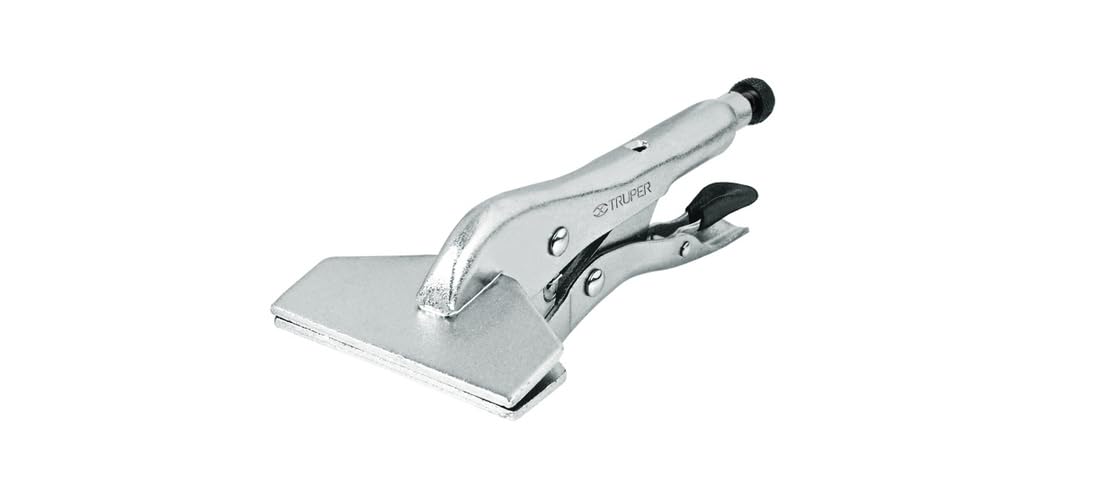 Truper PPP-8R, Pinza de presión, hojalatera, 8", mordazas de acero al carbono