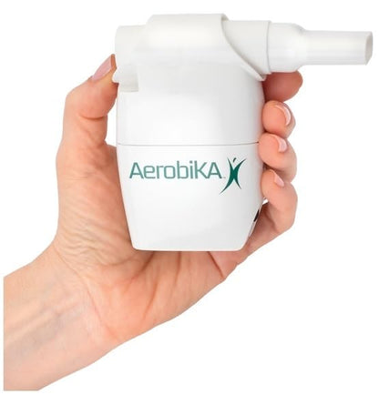 AEROBIKA Dispositivo de presión positiva espiratoria oscilatoria.