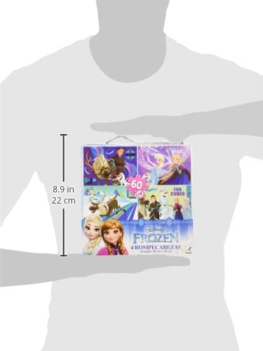 Novelty Corp - Rompecabezas 4 en 1 para Niños de Frozen