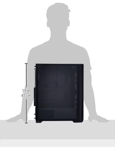 Formula V Air Power G5 Duo – Gabinete Mid ATX, USB 3.0 y Tipo-C, Doble Ventilación, Color Negro