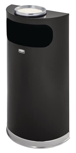 Rubbermaid Commercial Products Smokers Station - Recambio de arena, color negro, sílice, bolsa de 5 libras, paquete de 5, cenicero para control de olores en instalaciones interior/exterior