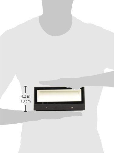 Tecnolite - Lámpara de exterior LED para sobreponer, 20 W, Luz blanca neutra